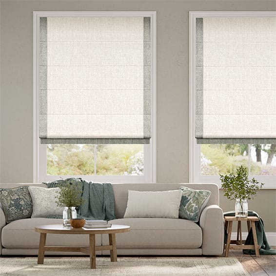 Roman Blind Accents Linen