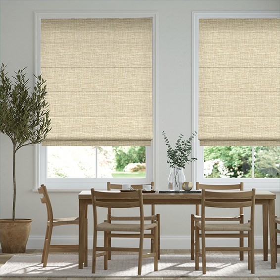 Roman Blind Alaina Speckled Gold