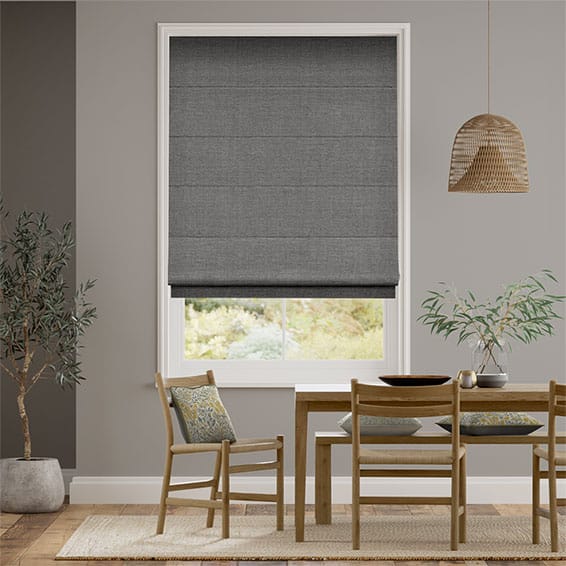 Roman Blind Amore Gunmetal Grey