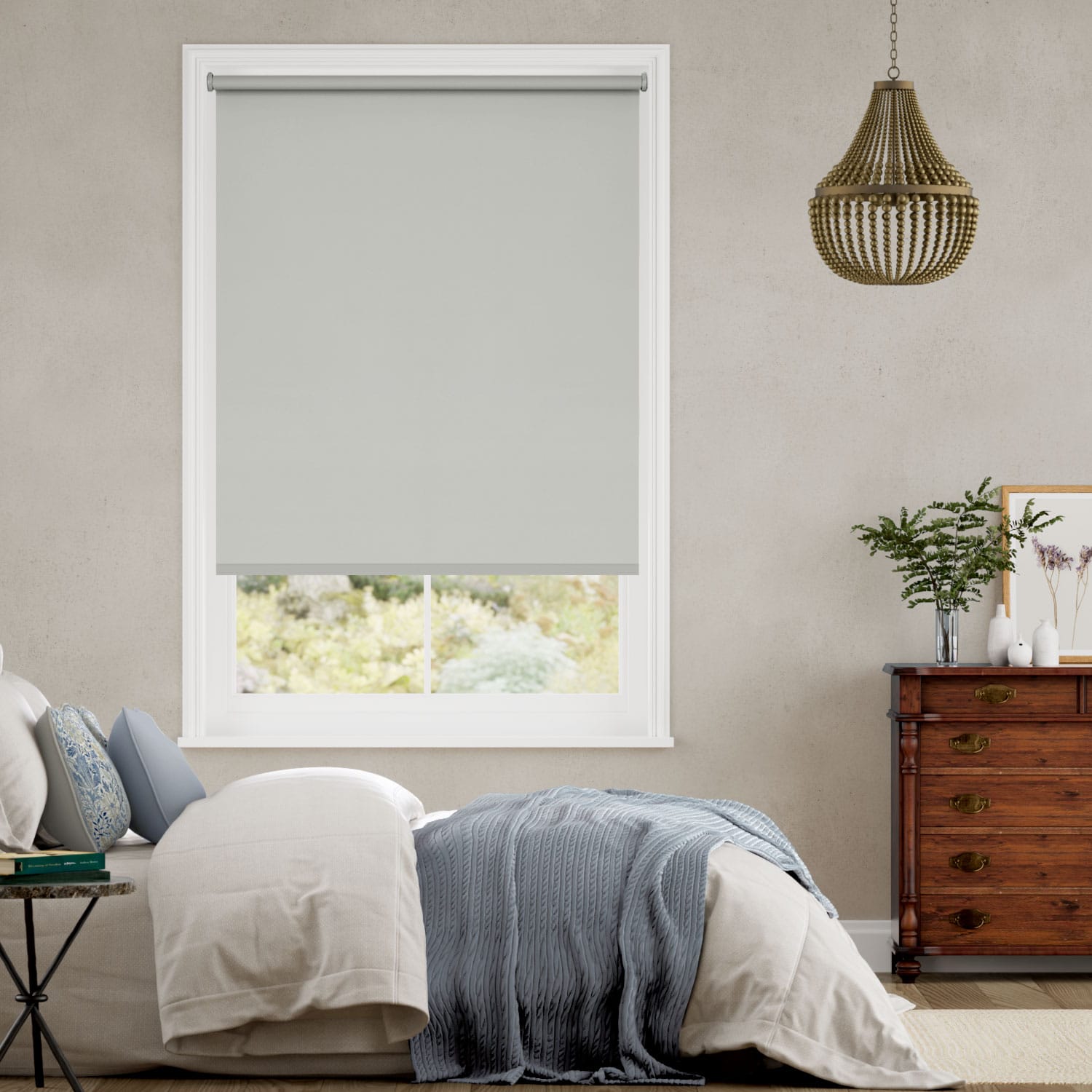 Roller Blind Antiviral Blackout Stone