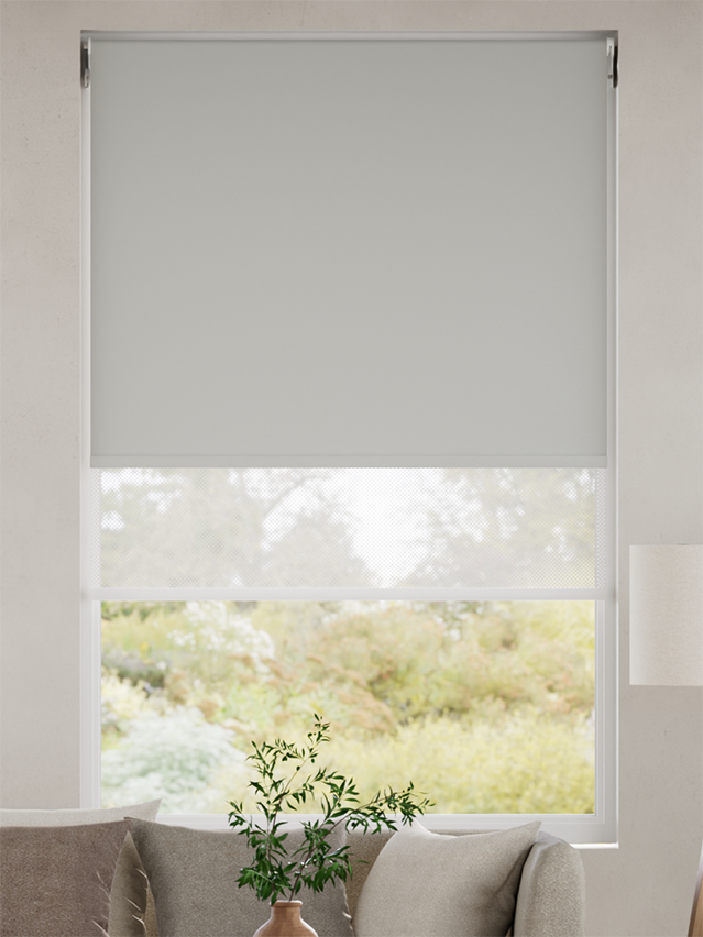 Twist2Go Atom Dusky Grey Double Roller Blind anteprima immagine