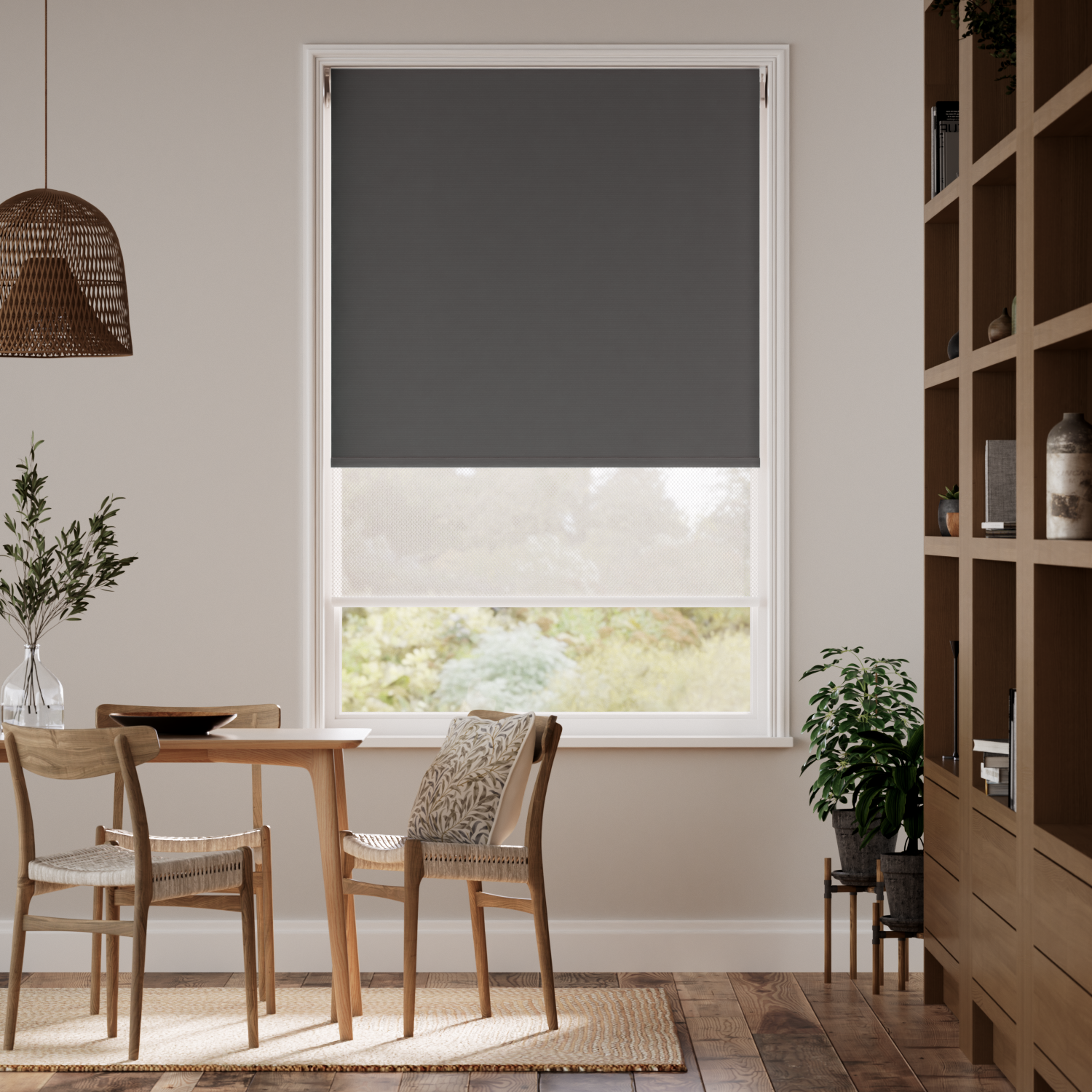 Double Roller Blind Twist2Go Atom Pewter 