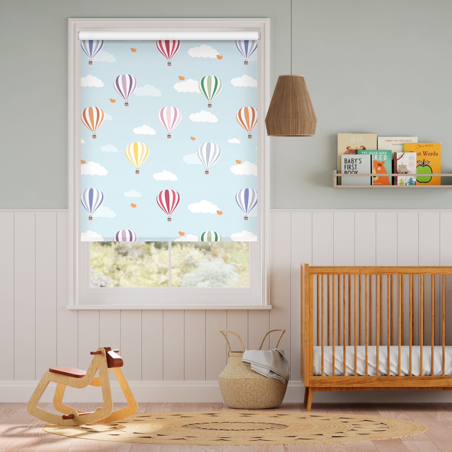 Roller Blind Twist2Go Balloons Flying High Blackout