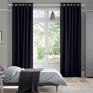 Bijou Linen Indigo Tende a bastone anteprima immagine