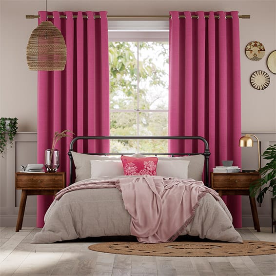 Tenda classica Bijou Linen Magenta 