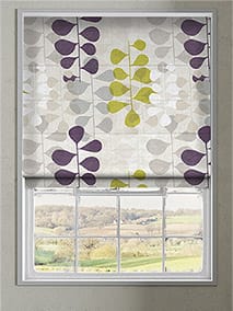 Blooming Meadow Linen Amethyst Tende a pacchetto anteprima immagine
