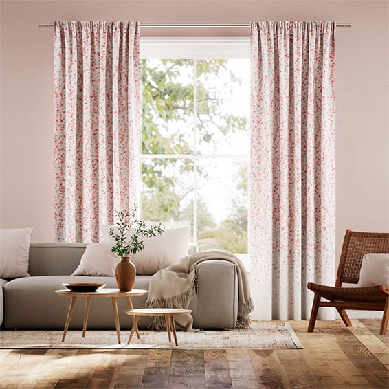 Curtains Blossom Coral