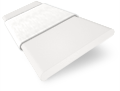 Veneziana in legno Brightest White and Glacial White  - 50mm Slat immagine del campione 
