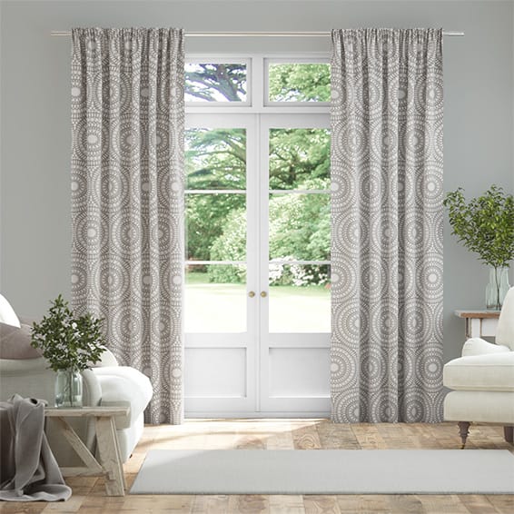 Curtains Cadencia Lace Silver