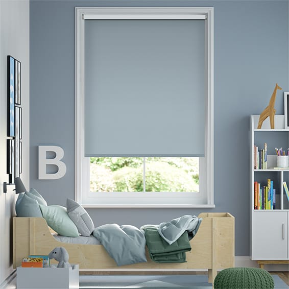 Roller Blind Capital Blackout Arctic Blue