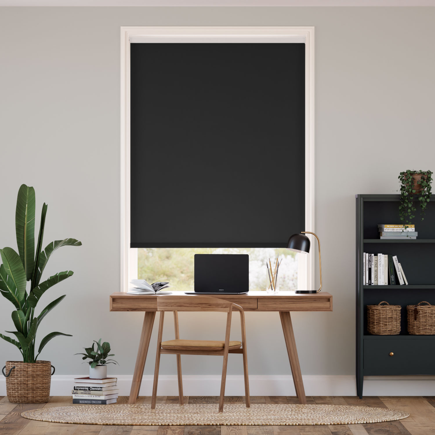 Roller Blind Capital Blackout Ebony