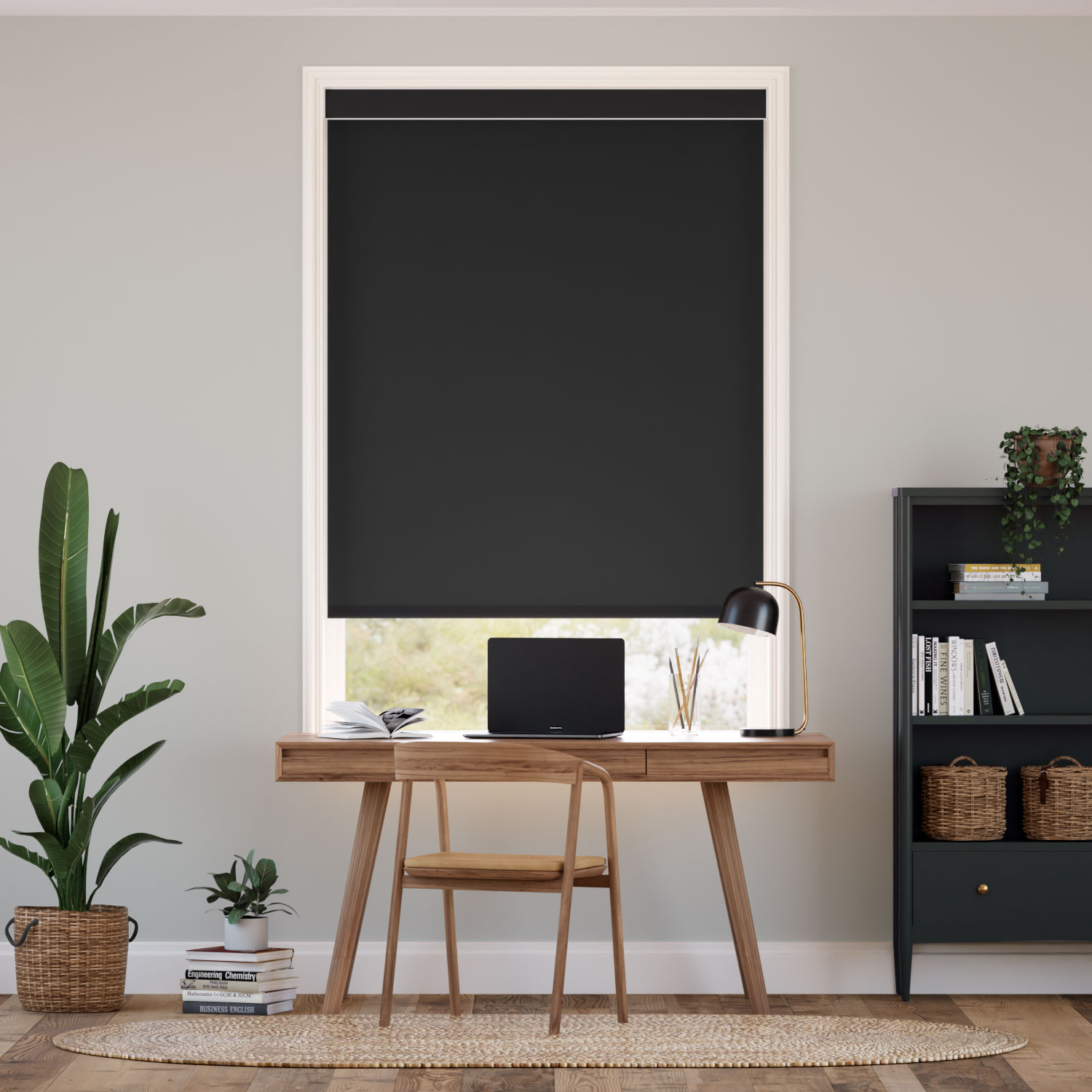 Roller Blind Capital Blackout Ebony