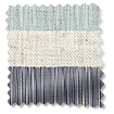 Roman Blind Cardigan Stripe Linen Blue Horizon immagine del campione 