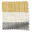 Roman Blind Cardigan Stripe Linen Flax Grey immagine del campione 