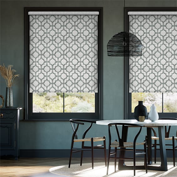 Roller Blind Choices Lattice Silver