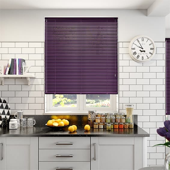 Venetian Blind Click2Fit Spirit Dark Grape - 25mm Slat