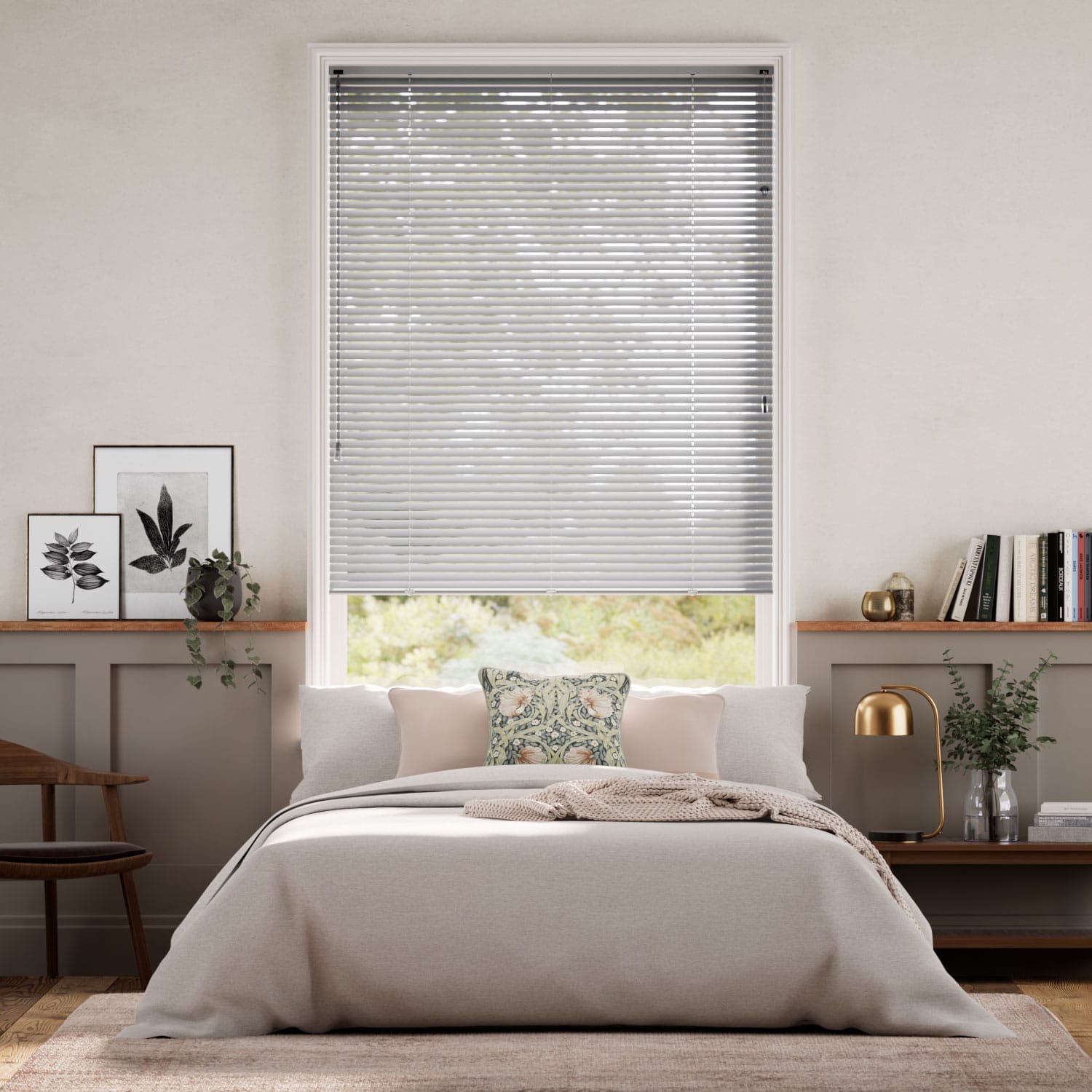 Venetian Blind Click2Fit Spirit Light Grey - 25mm Slat