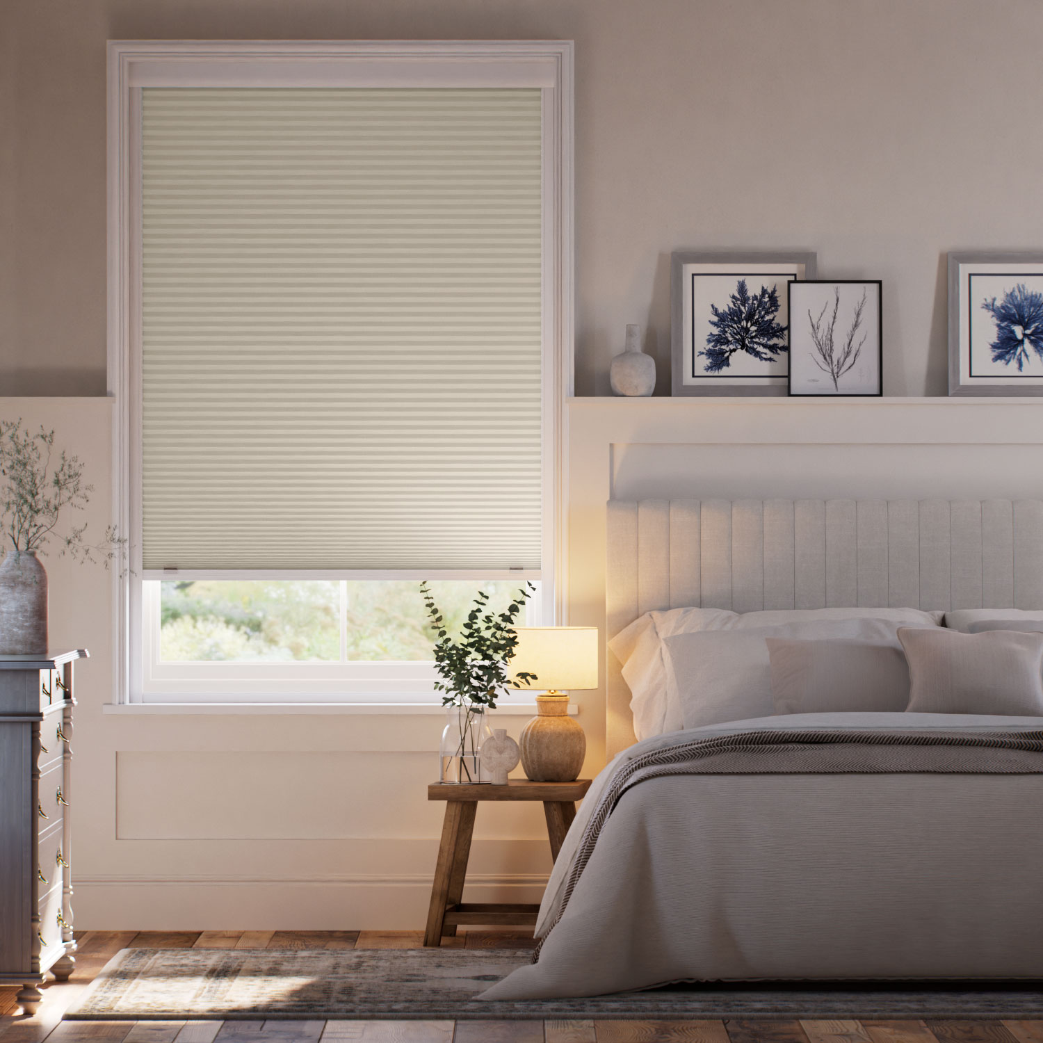 Thermal Blind Click2Shade Blackout Beige