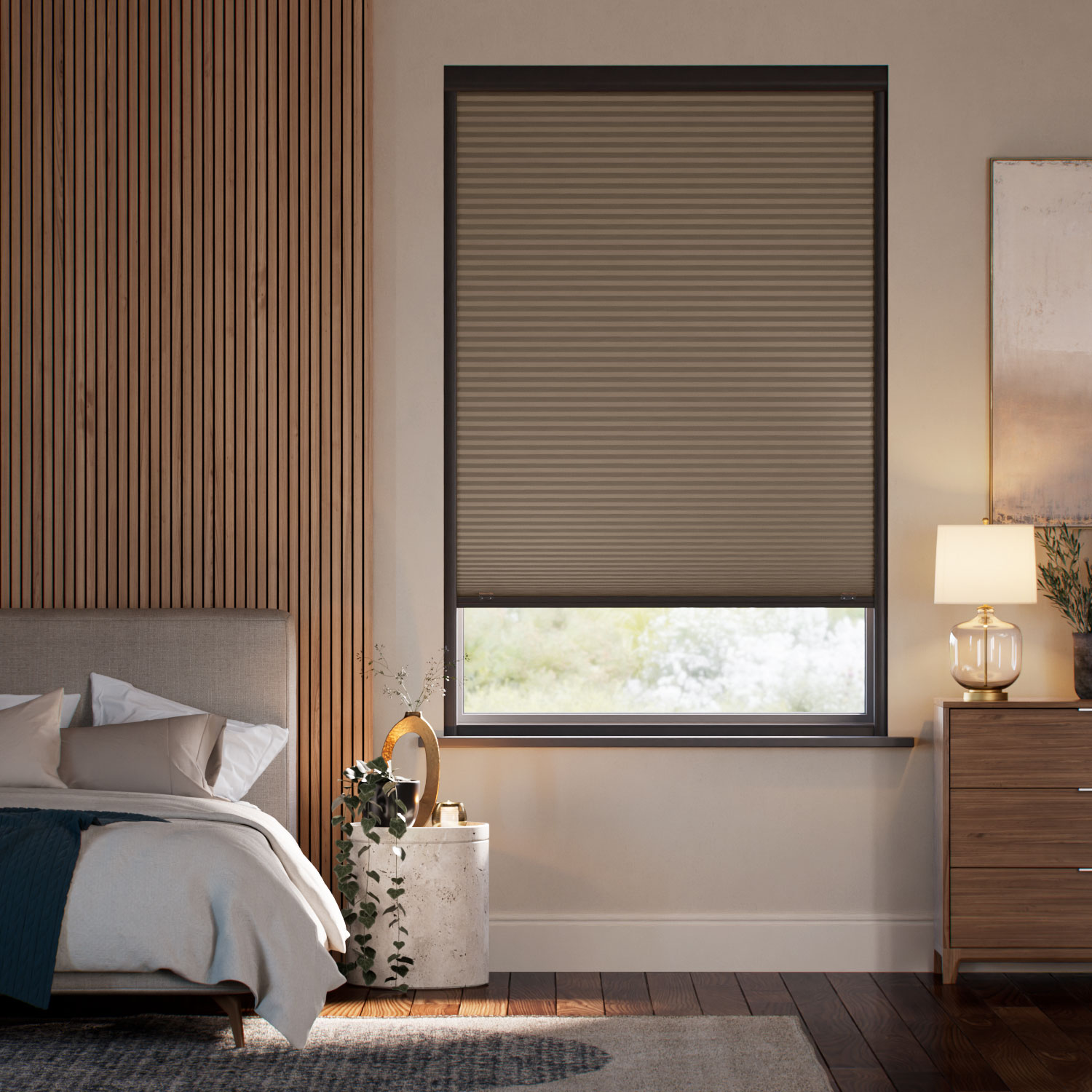 Thermal Blind Click2Shade Blackout Chocolate