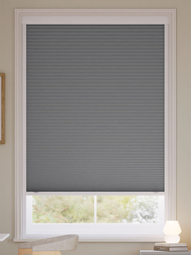 Click2Shade Blackout Slate Blue Blackout Pleated anteprima immagine