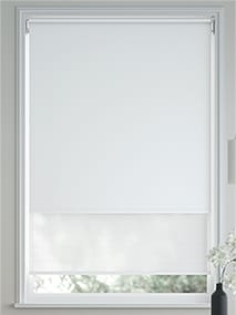 Double Roller Brilliant White Double Roller Blind anteprima immagine