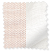 Tenda doppia a binario Voile Latte di Cocco & Cavendish Soft Blush immagine del campione 