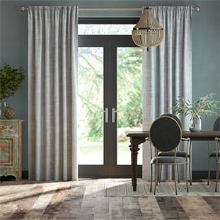 DuJour Velvet Silver Tende a bastone anteprima immagine