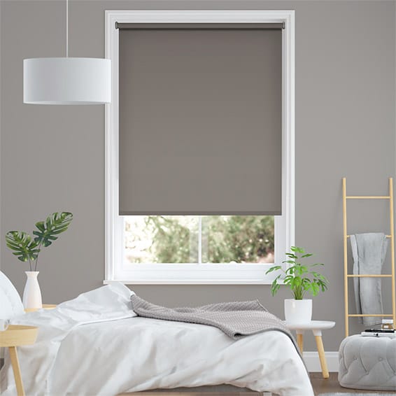 Roller Blind Eco-Friendly Blackout Mid Grey