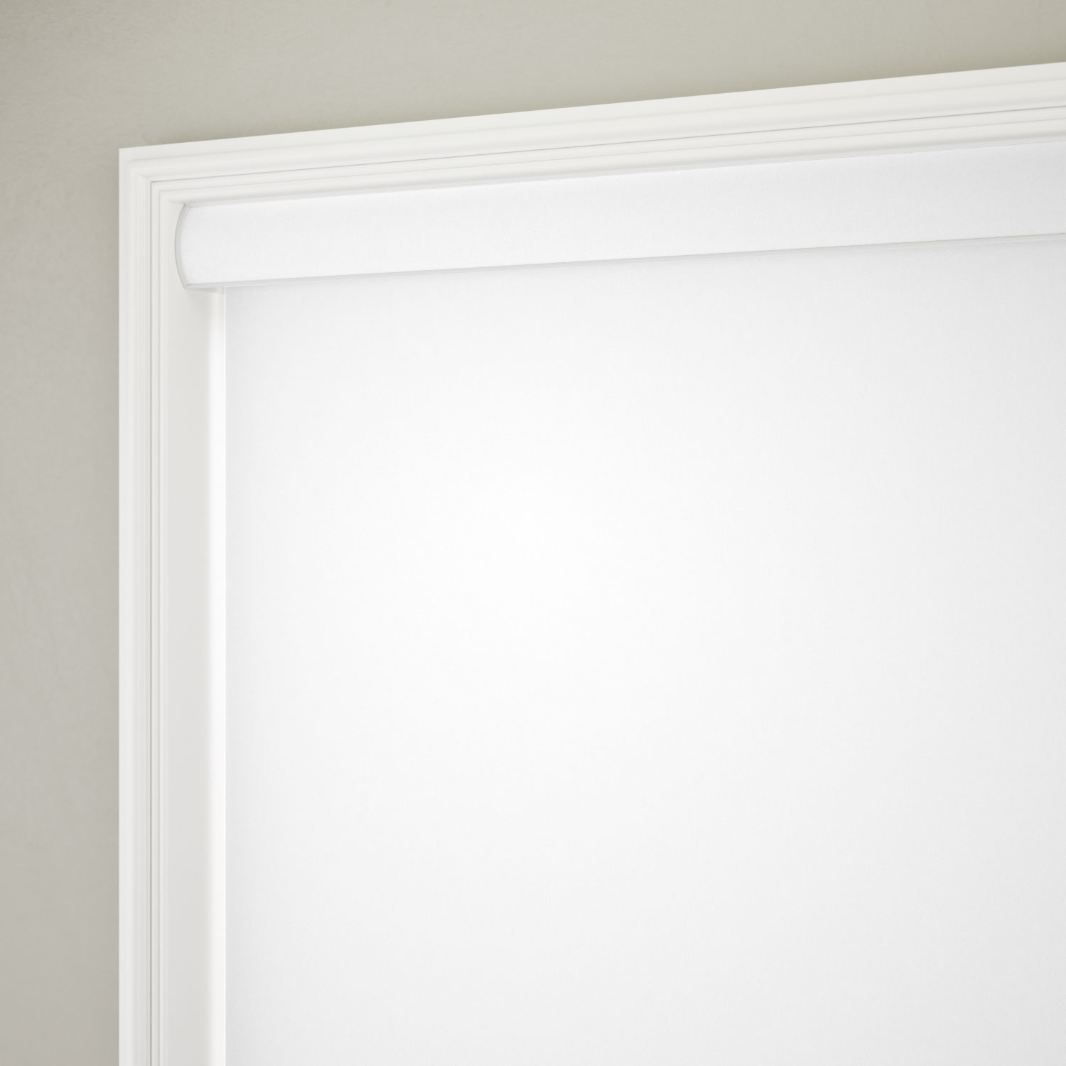 Roller Blind Electric Eco-Friendly Blackout Soft White