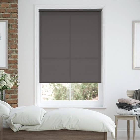 Roller Blind Eco-Friendly Dimout Iron Grey