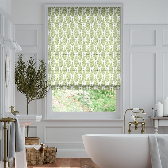 Roman Blind Elm Light Sage