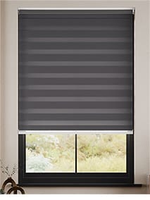 Giorno & Notte Allure Zebra Grigio Antracite Enjoy Roller Blind anteprima immagine