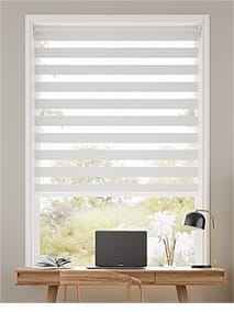 Giorno & Notte Ombre Zebra Luxe Grigio Chiaro Enjoy Roller Blind anteprima immagine