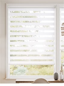 Giorno & Notte Ombre Zebra Luxe Bianco Enjoy Roller Blind anteprima immagine