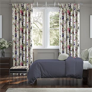 Fiori Linen Carnation Tende a bastone anteprima immagine