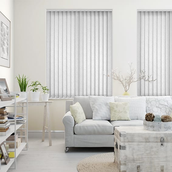 Vertical Blind Madrid Swirl White