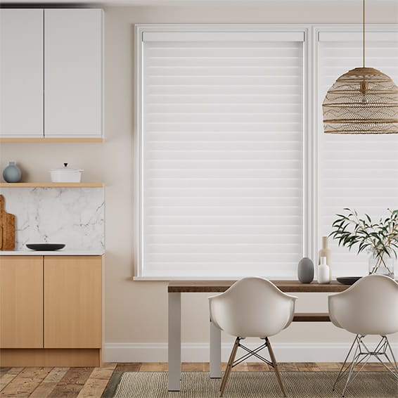 Roller Shade Illusion Pure White