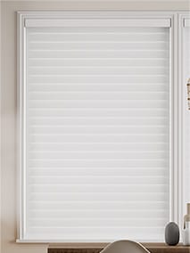 Illusion Pure White Illusion Roller Shades anteprima immagine