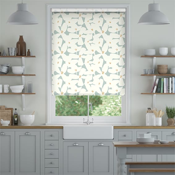 Roller Blind Kukka Ice