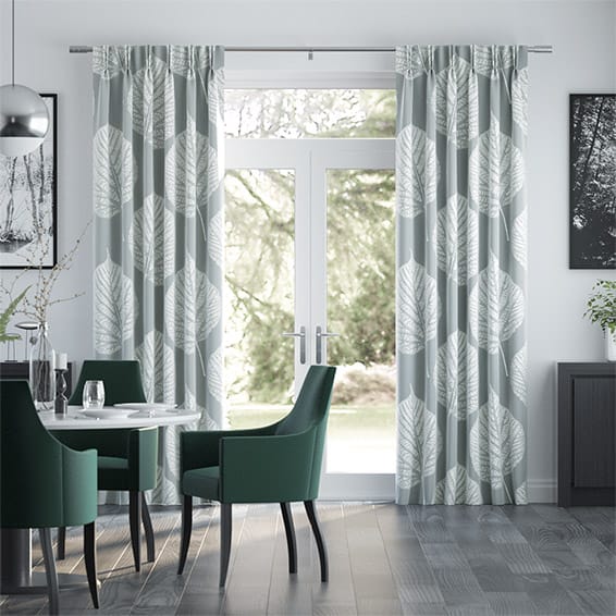 Curtains Leaf Pewter