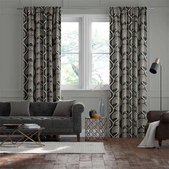 Curtains Louella Charcoal
