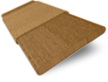 Wooden Blind Macadamia Oak & Camel - 50mm Slat immagine del campione 