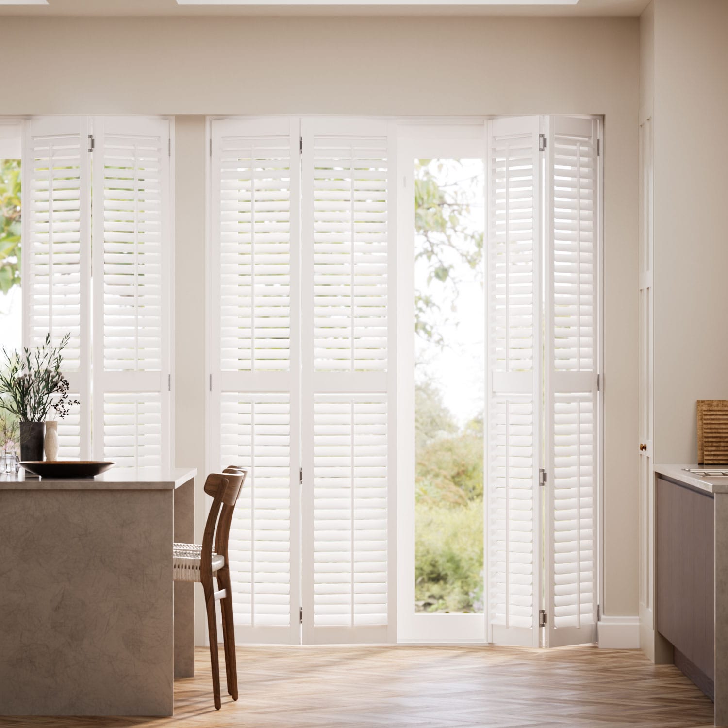 Shutter Blinds Mayfair Brilliant White