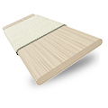 Natural Bamboo Sand & Ivory Veneziane in legno  Immagine campione