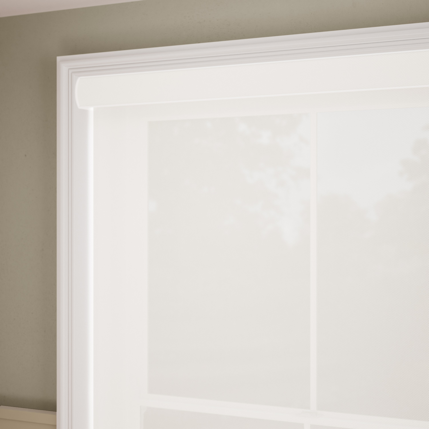 Magic Screen Roller Blind Oracle Alabaster