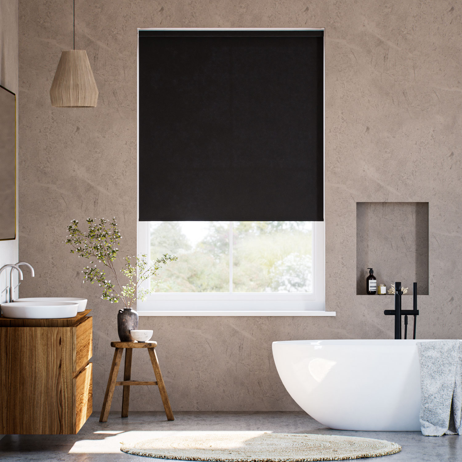 Roller Blind Notion Midnight Black