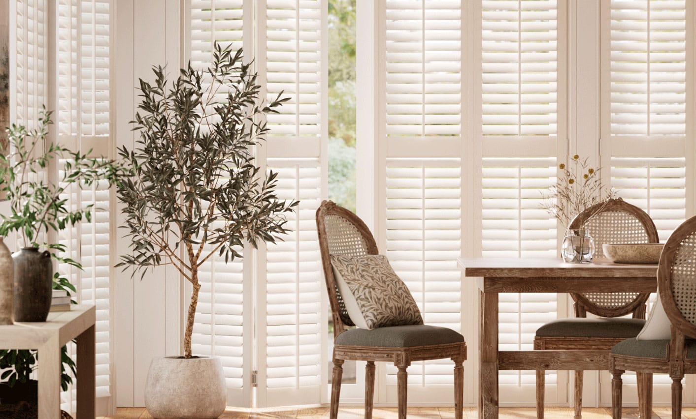 Mayfair Pure White Shutter Blinds anteprima immagine