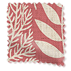 Scandi Ferns Vintage Linen Raspberry Tende a pacchetto Immagine campione