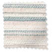 Scandinavia Stripe Aqua Tende a bastone Immagine campione