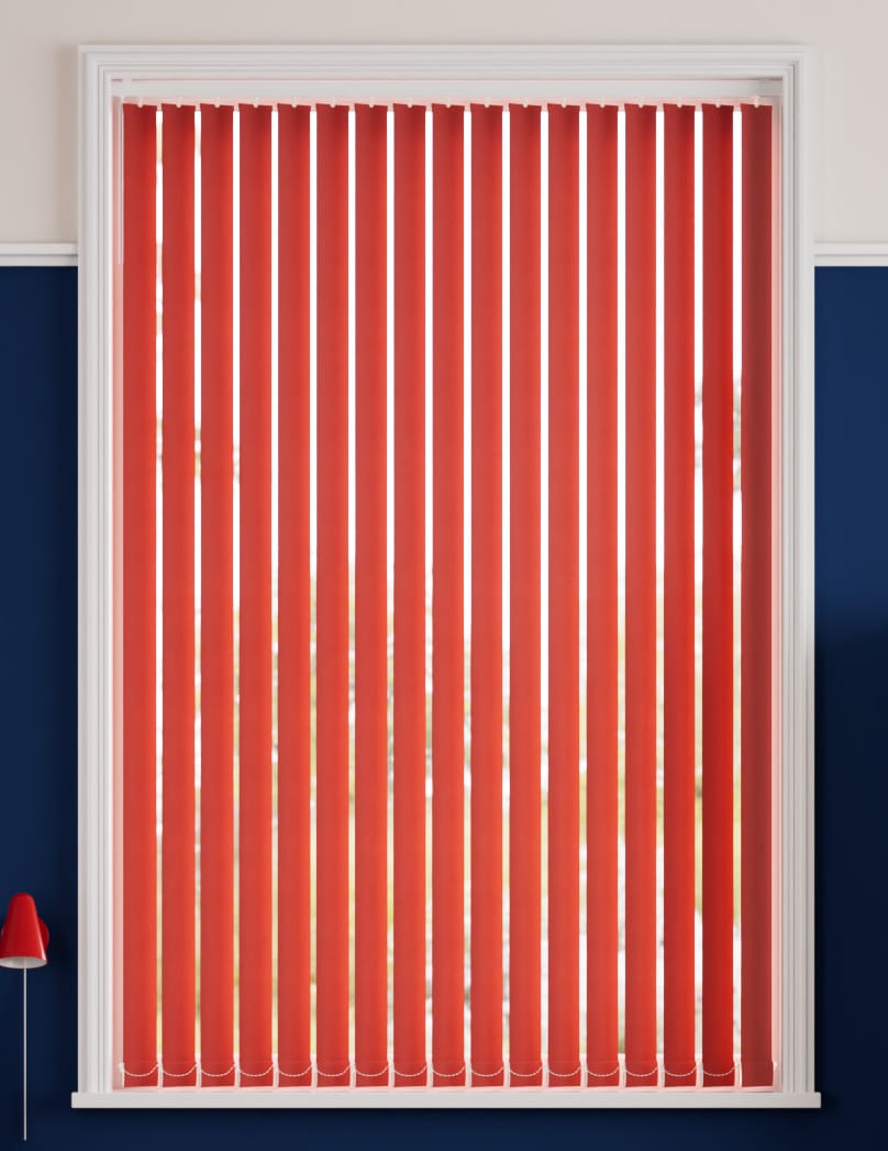 Sevilla Vivid Red Vertical Blind anteprima immagine